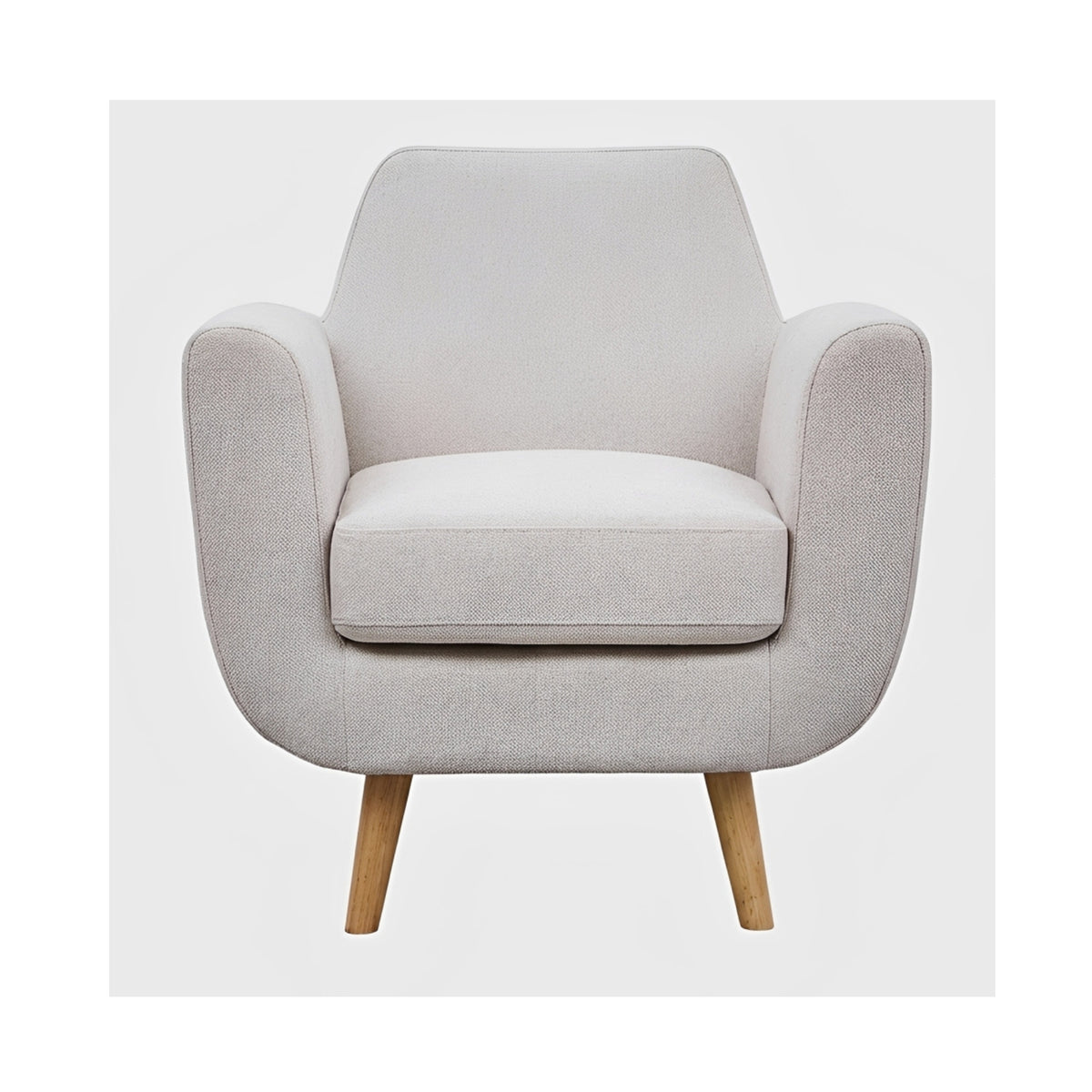 Cream Fabric Sofa Set