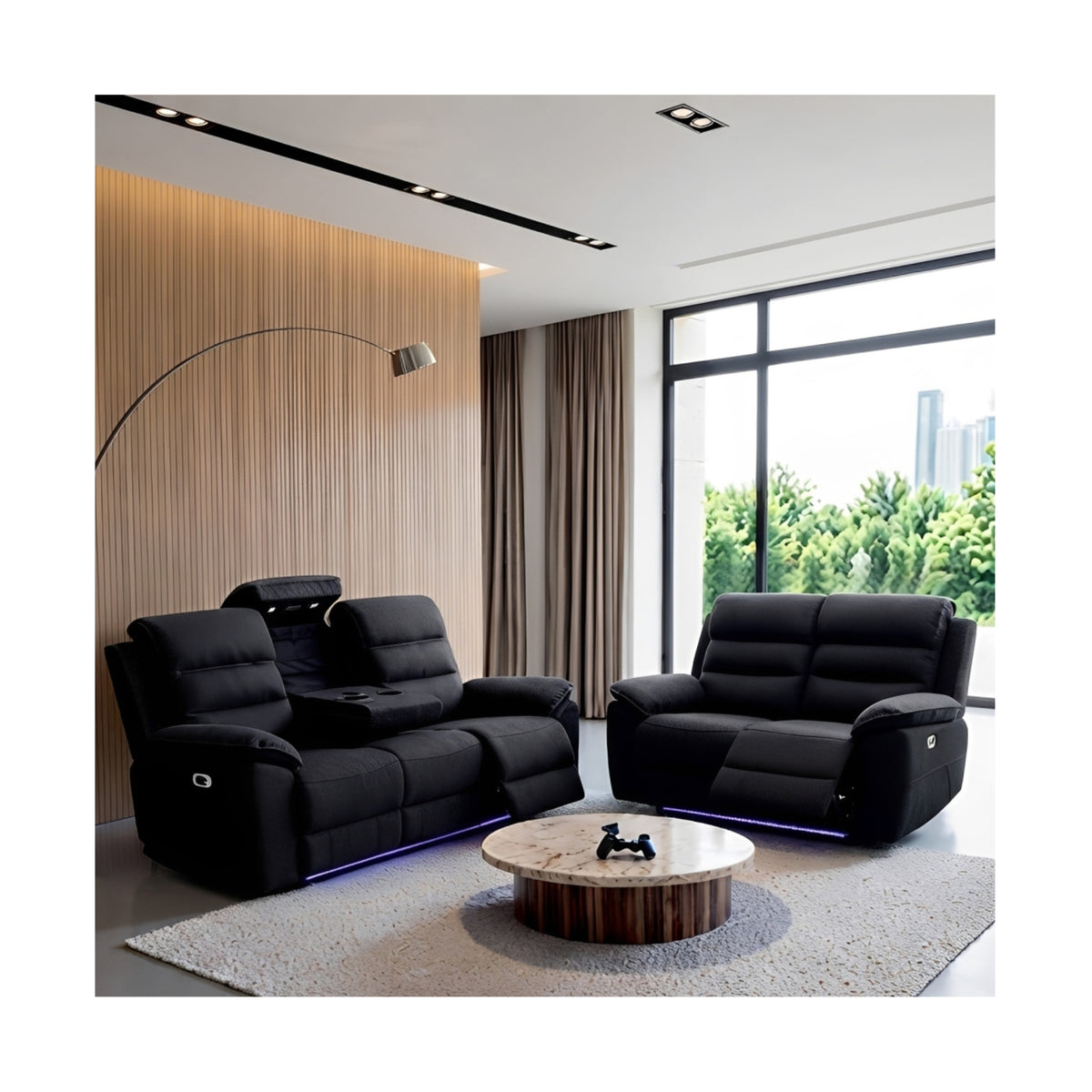 Milano Fabric Sofa 3 Seater
