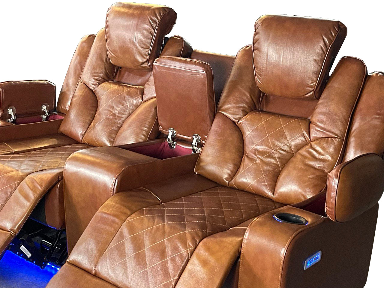 Amstrad Genuine leather Recliner Sofa