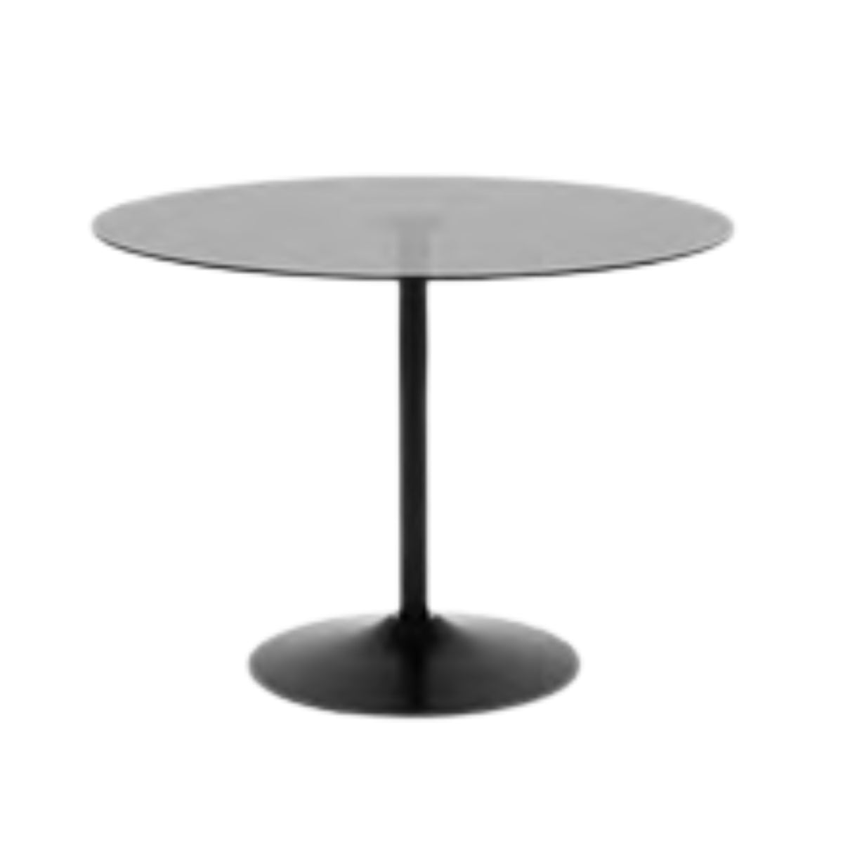 Scarlet round table Frosted Tempered Glass
