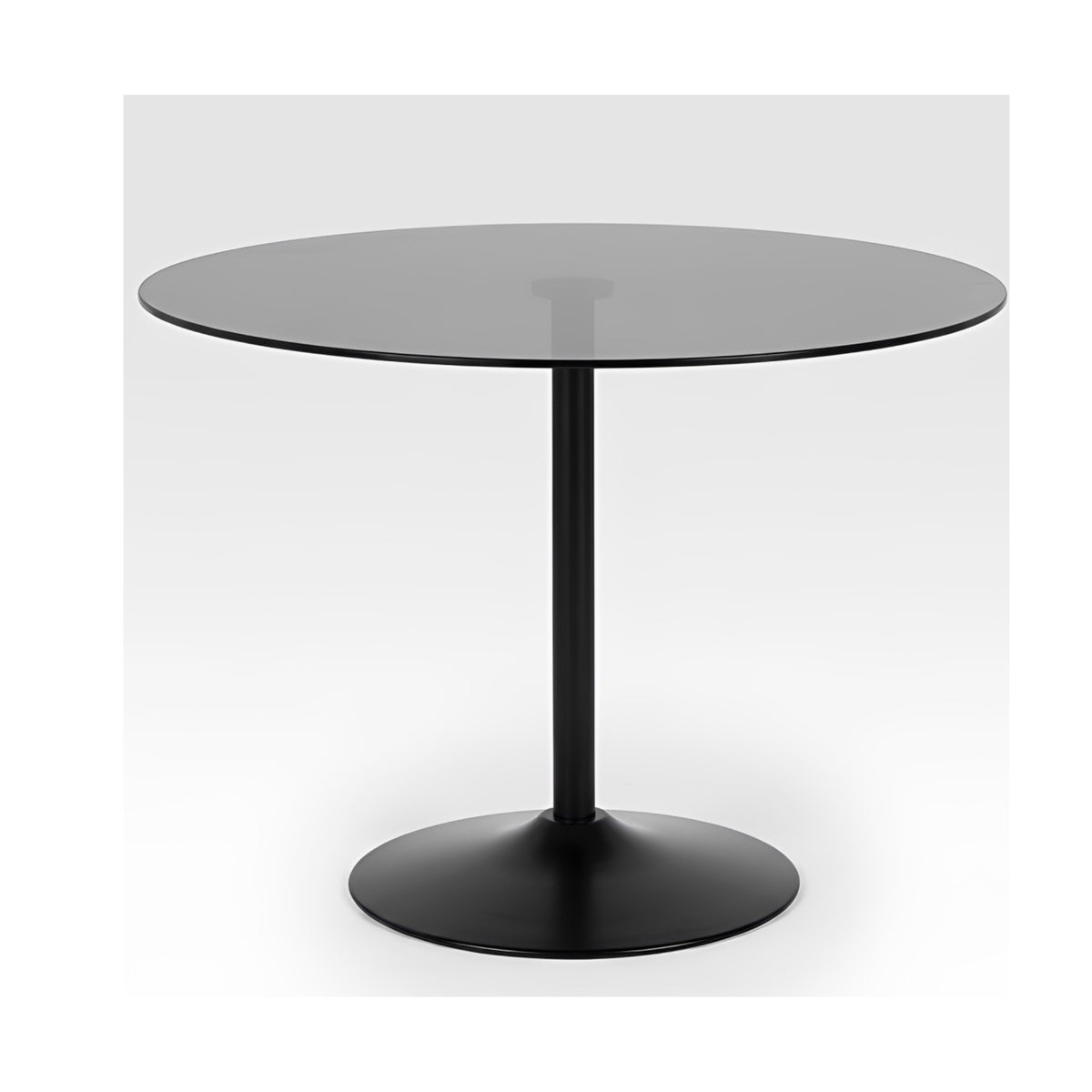 Scarlet Round Table with Liberty Grey Velvet Chairs