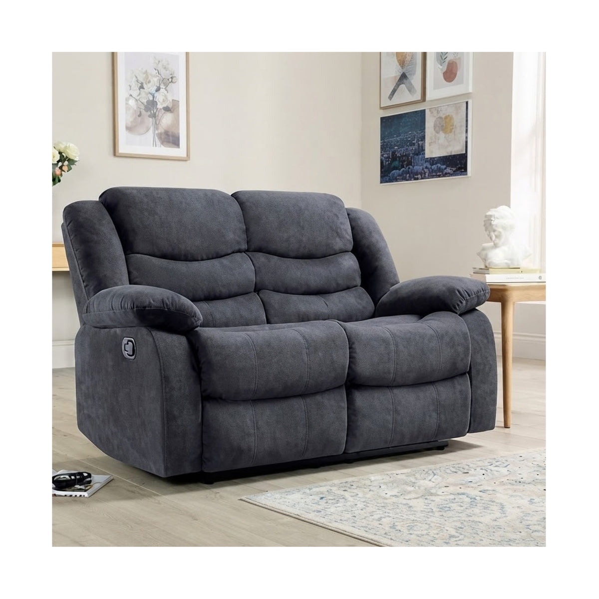 Sorrento Fabric Recliner 2 Seater