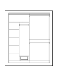 Madrid High Gloss 2 Door Slider Wardrobe
