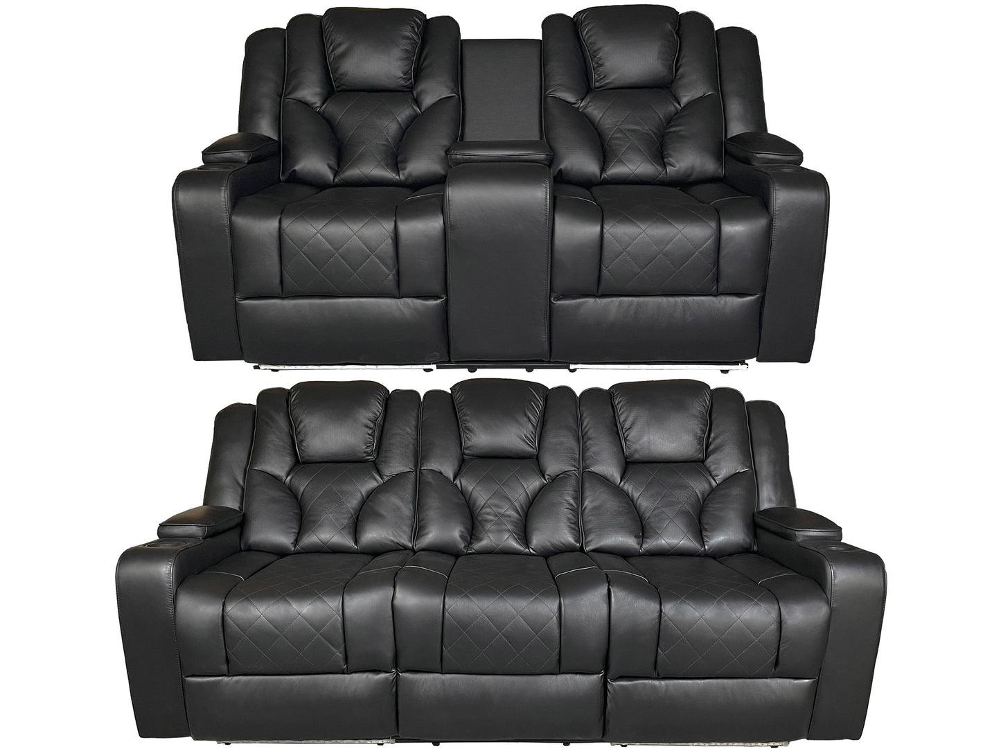 Amstrad Genuine leather Recliner Sofa