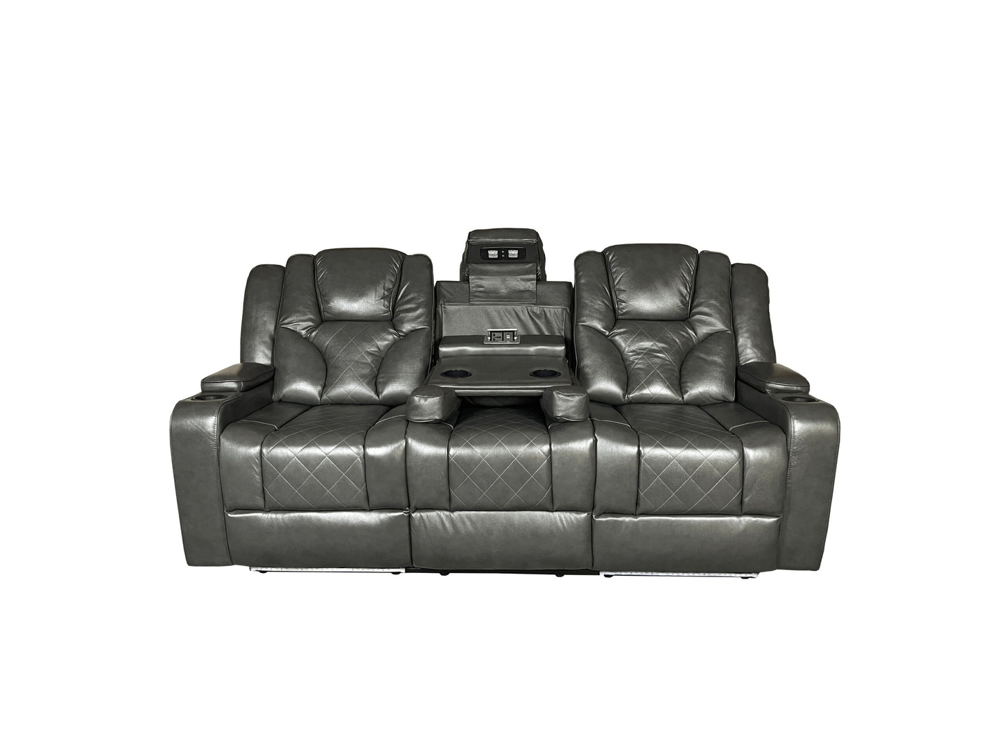 Amstrad Genuine leather Recliner Sofa