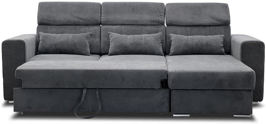Lucas Fabric Corner Sofa Bed