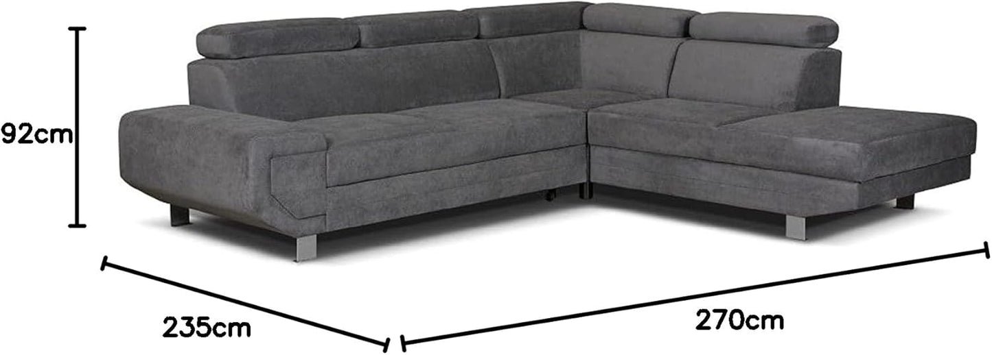 Atlantic Fabric Corner Sofa Bed