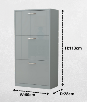 Velo 3 Tier Shoe Cabinet