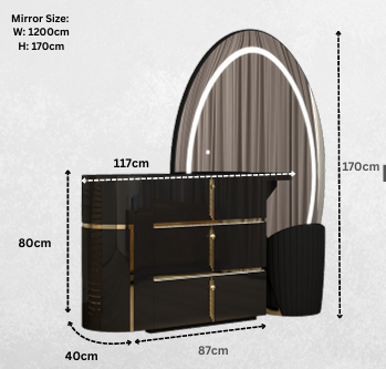 Aurora Dressing Table