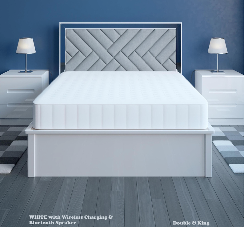 B01 High Gloss Storage Bed
