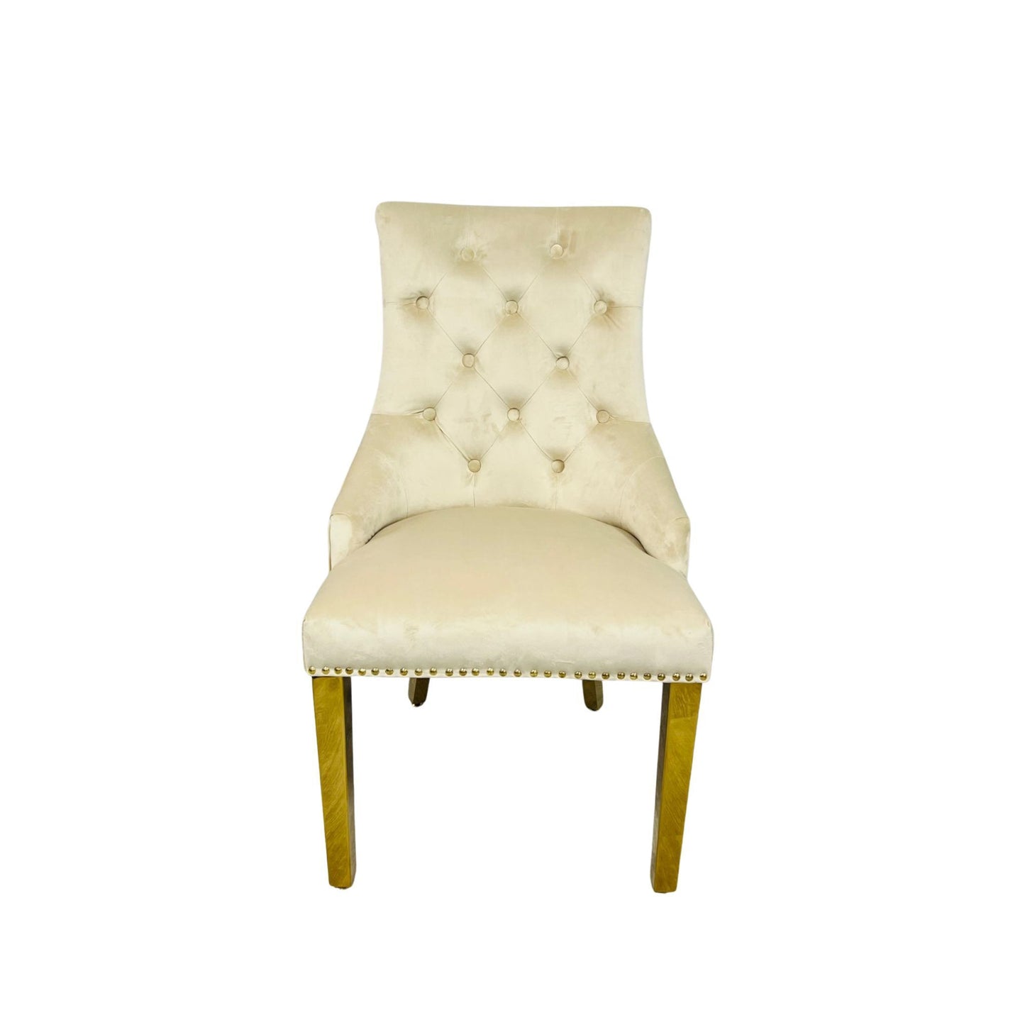 Majestic Gold Lion Knocker Chair