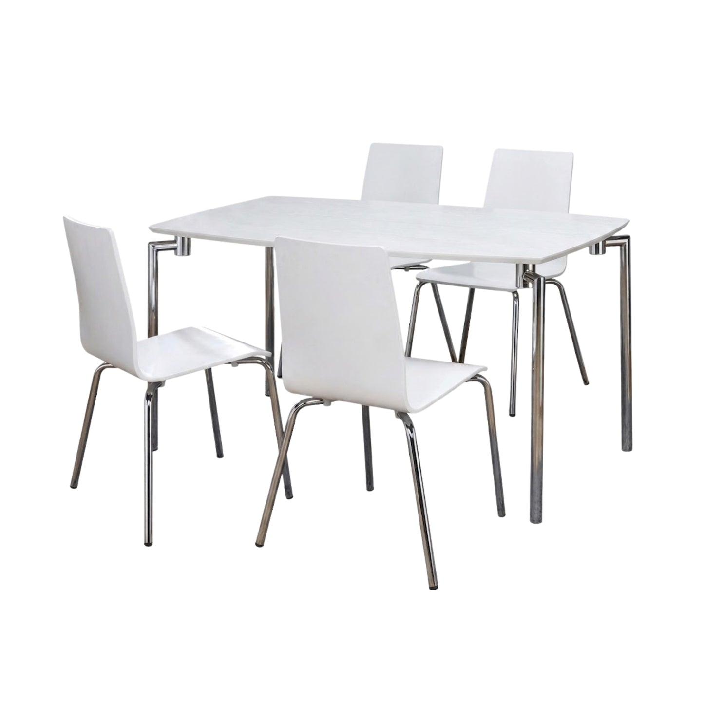 Dove Dining Set 4 Chairs