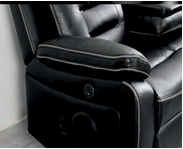 Hafsa Leather Suite