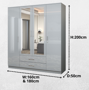 Oslo 160cm Wardrobe