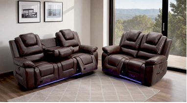 Oxford Electric Leather Suite