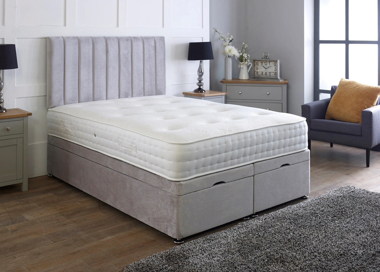 Parker Ottoman Storage Divan Bed Frame