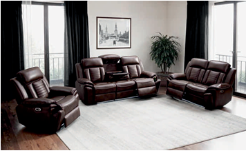 Savilla Leather Suite