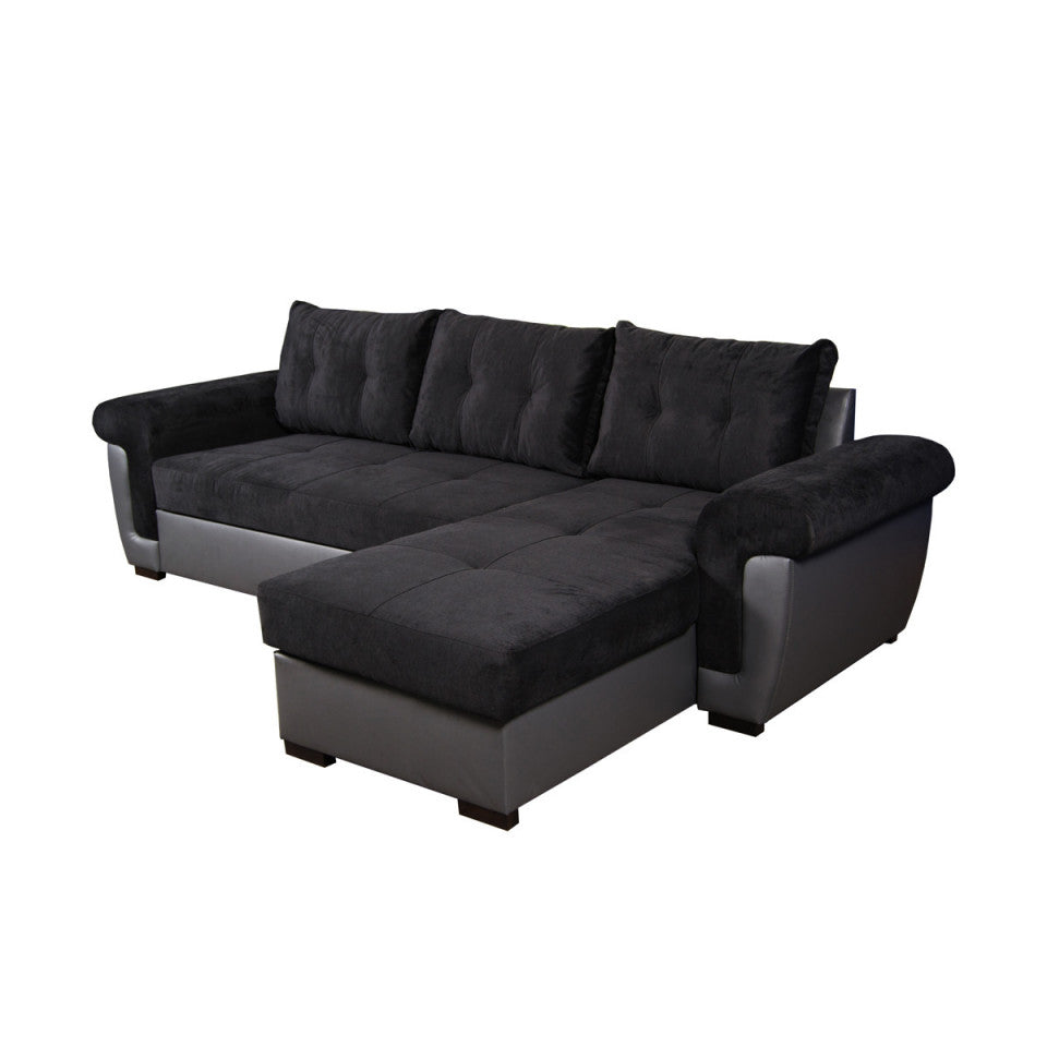 Amba Fabric Corner Sofa Bed