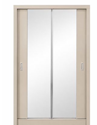 Chicago High Gloss Wardrobe 2 Door Slider 120cm