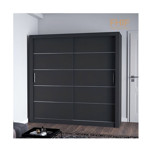 FHI-LEXISS Modern Sliding Door Wardrobe. 120 CM
