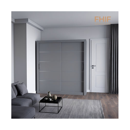 FHI-LEXISS Modern Sliding Door Wardrobe 150 CM