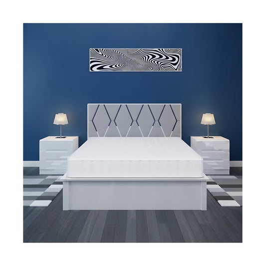 B02 High Gloss Storage Bed