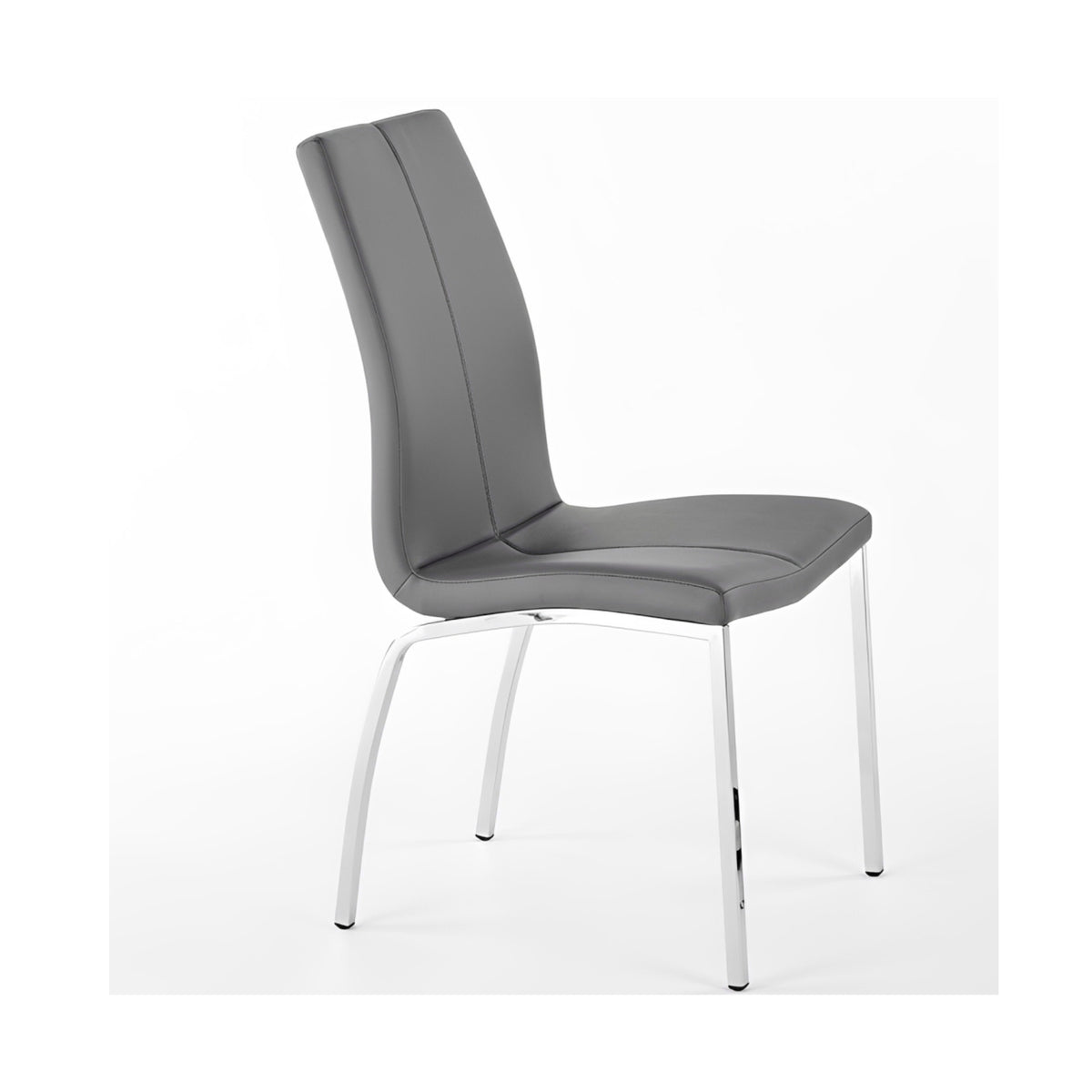 Verona Round Dining Set with Madison Grey PU Chairs