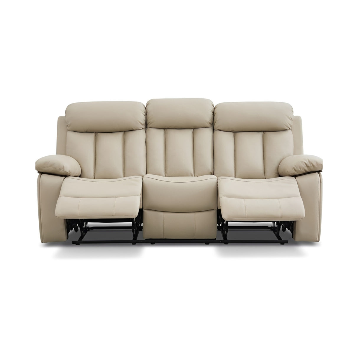 Pearl Eco Leather Recliners 3 Seater