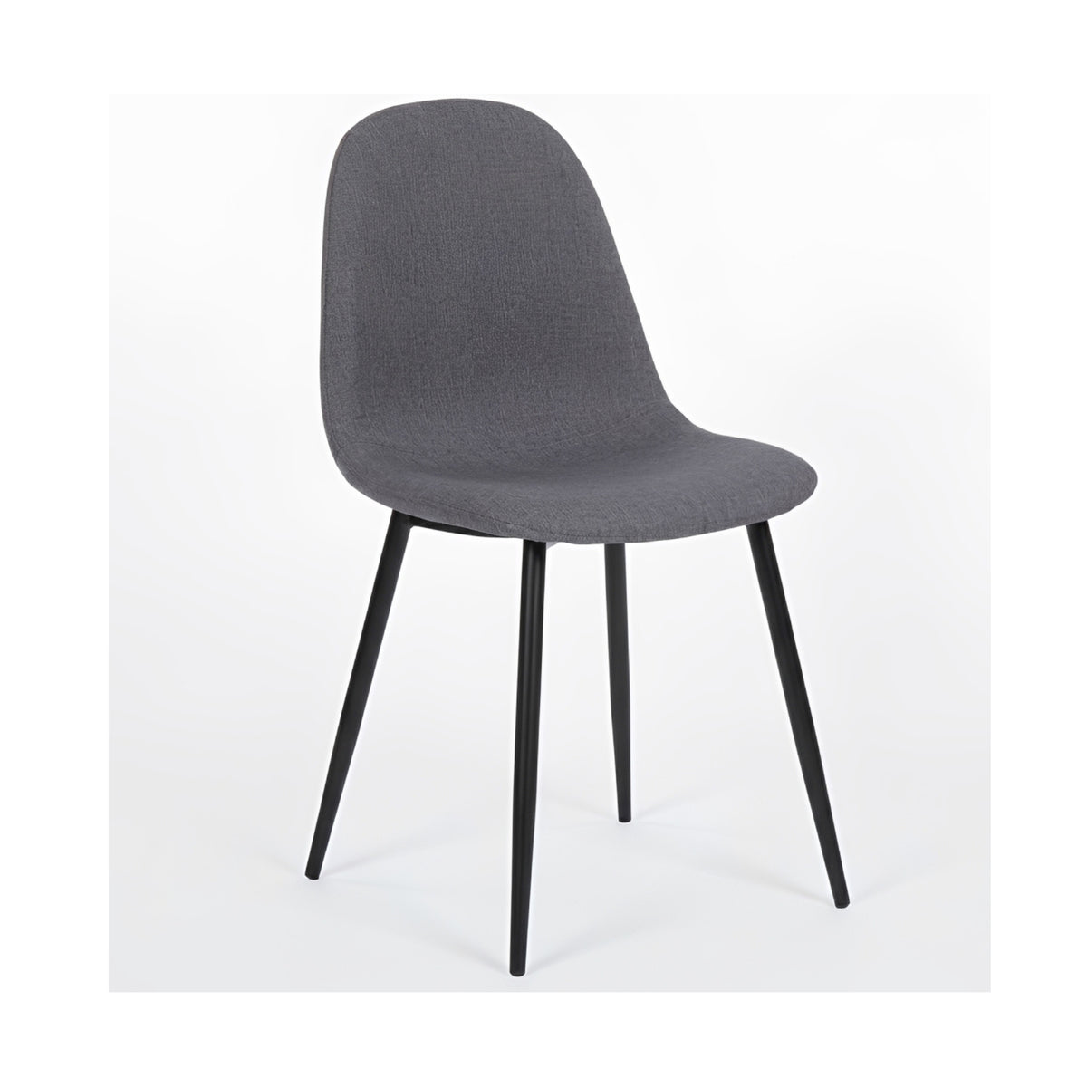 Verona Square Dining Set with Barcelona Grey Fabric Chairs
