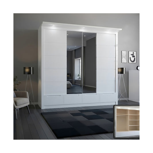 202 High Gloss Wardrobe