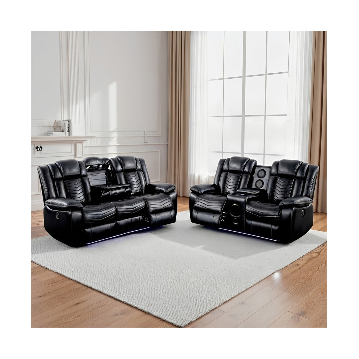 Michigan Fabric Sofa 3 Seater