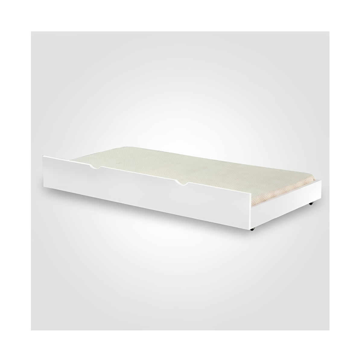 Mission Bed & Underbed Trundle White