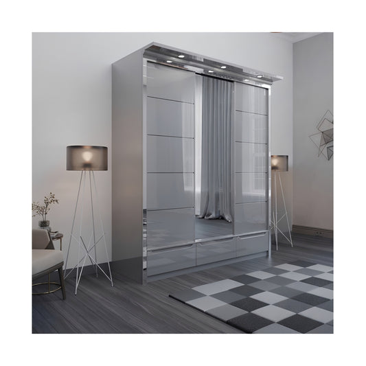 W01 High Gloss Wardrobe