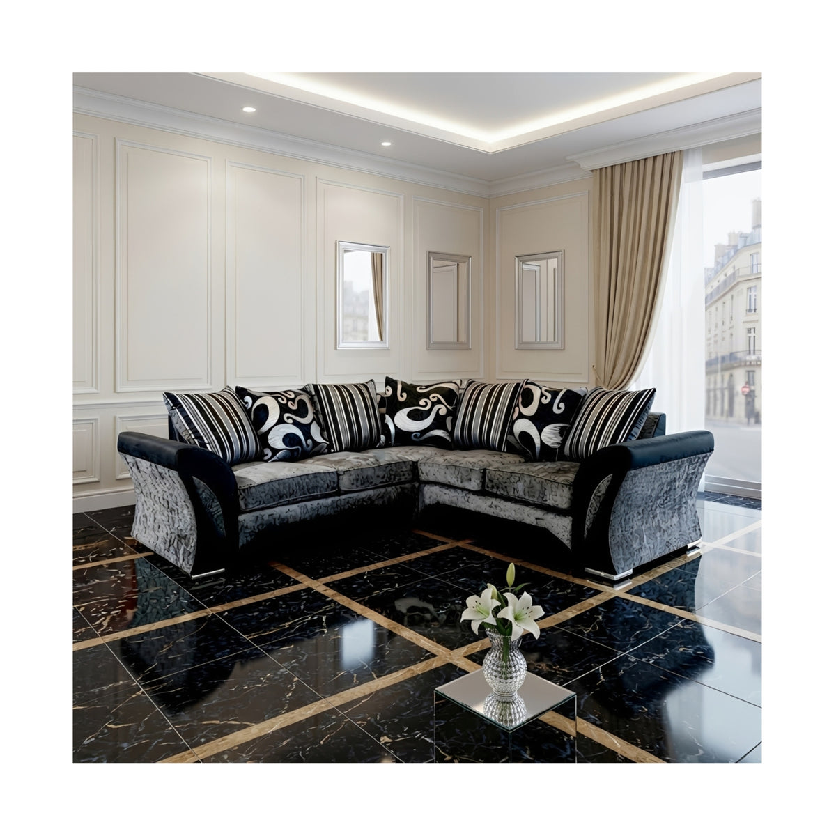 Shannon Fabric Suite Corner