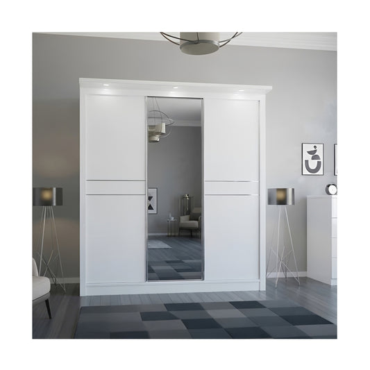 W02 High Gloss Wardrobe