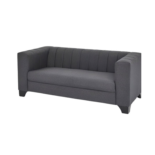 Grace Charcoal Grey Fabric 3-Seater Sofa