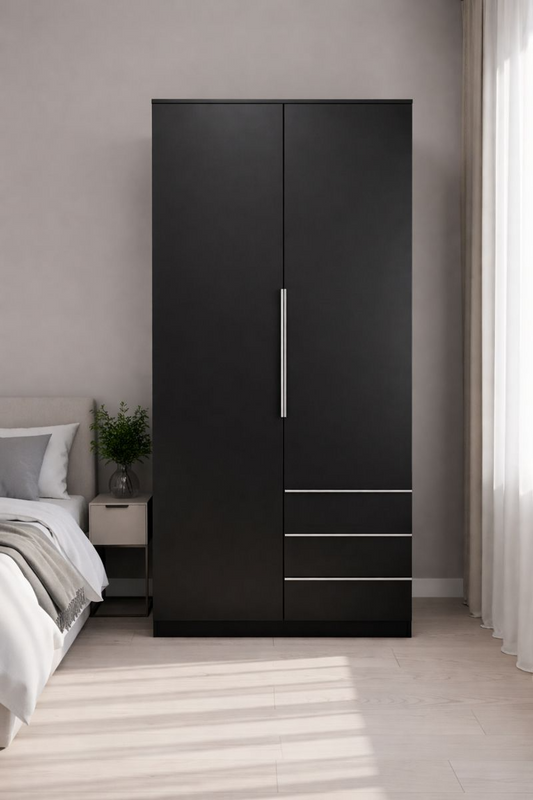 EA257 - Derby Tall 2 Door [ 3 Draws Outside ]