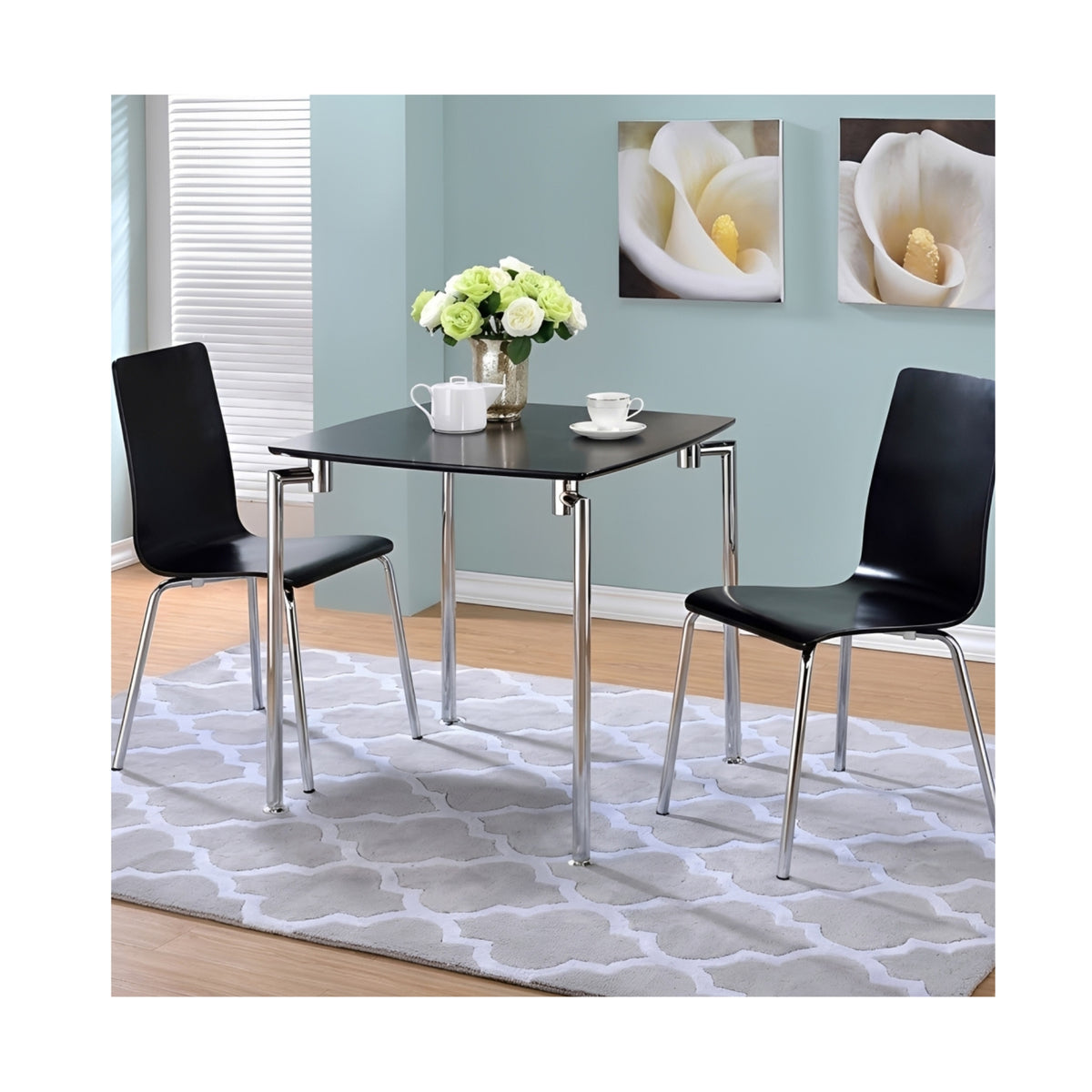 Raven Honeymoon Square Dining Set
