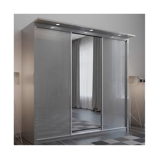 W07 High Gloss Wardrobe