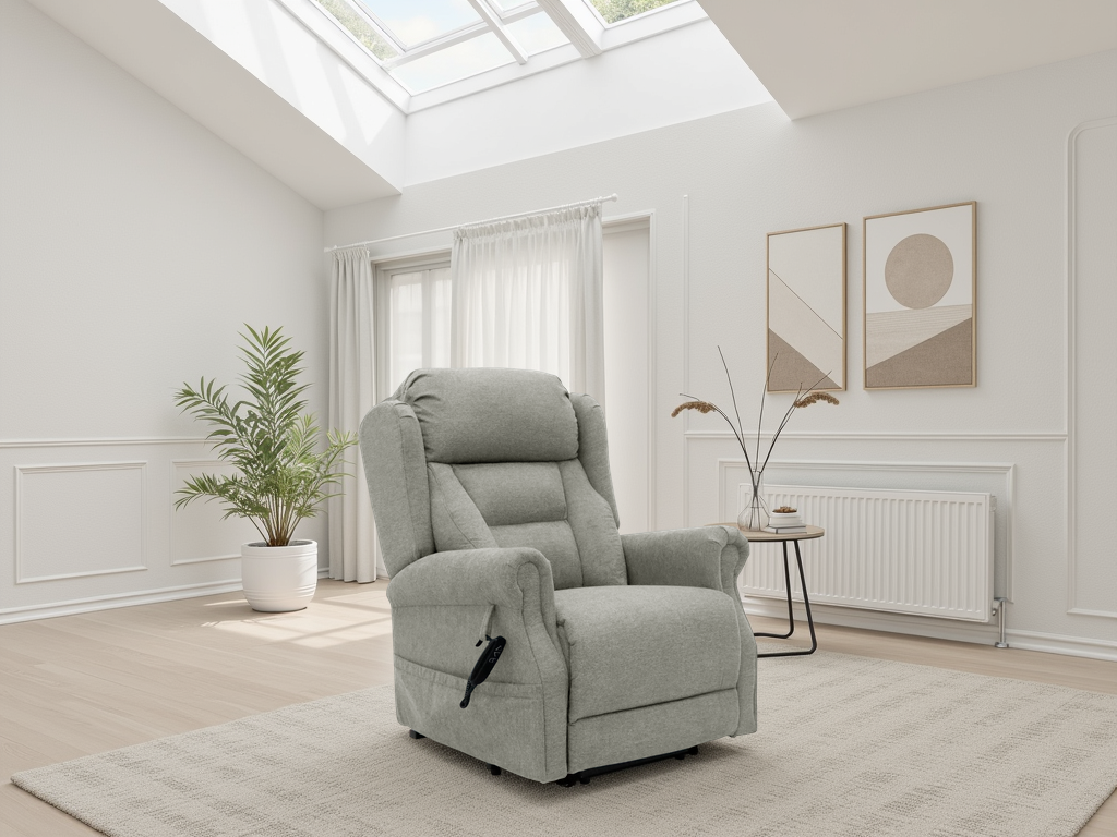 Fairmont Rise and Recline Chair Beige