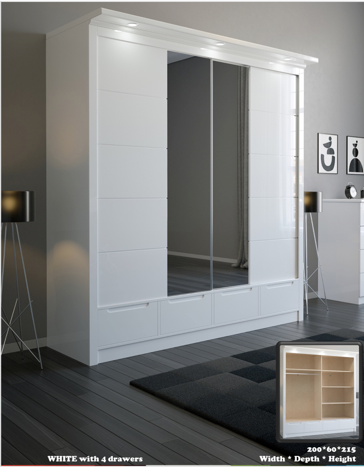 202 HIGH GLOSS WARDROBE