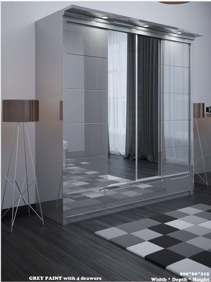 202 HIGH GLOSS WARDROBE