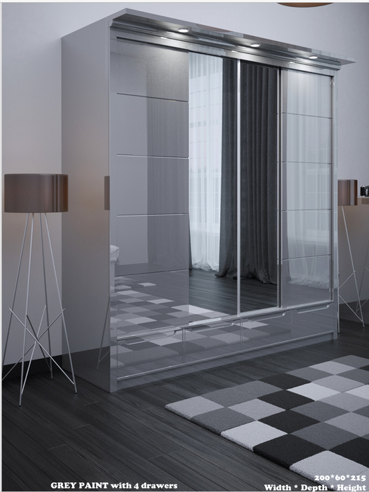 202 HIGH GLOSS WARDROBE