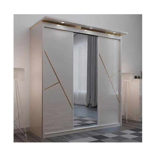 W10 High Gloss Wardrobe