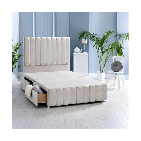 Stripe Plus Divan Drawer Bed