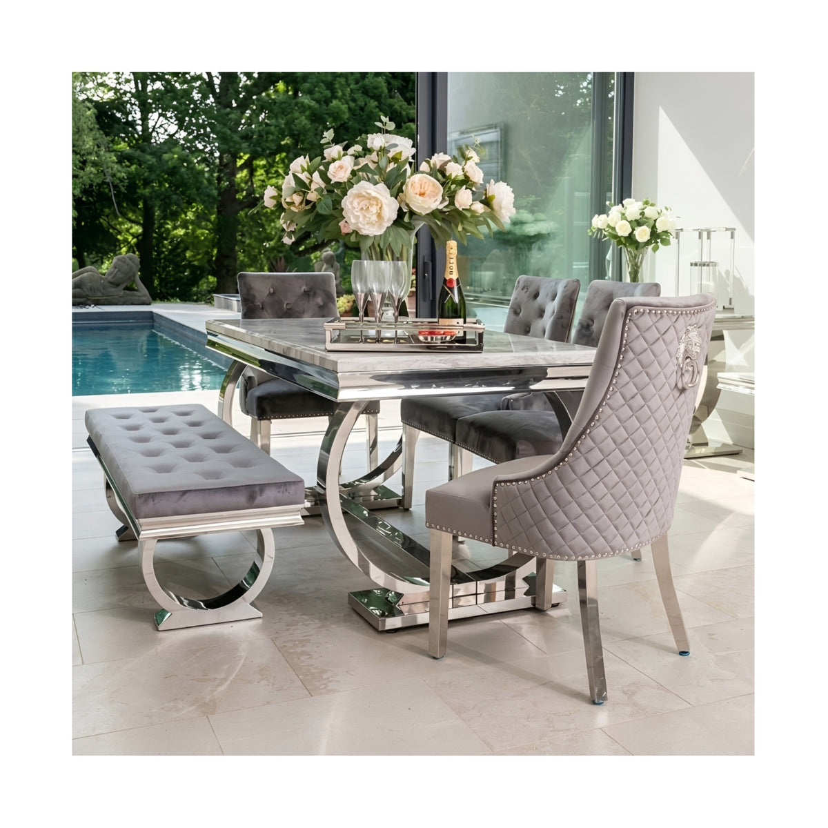 Munich Dining Table Marble