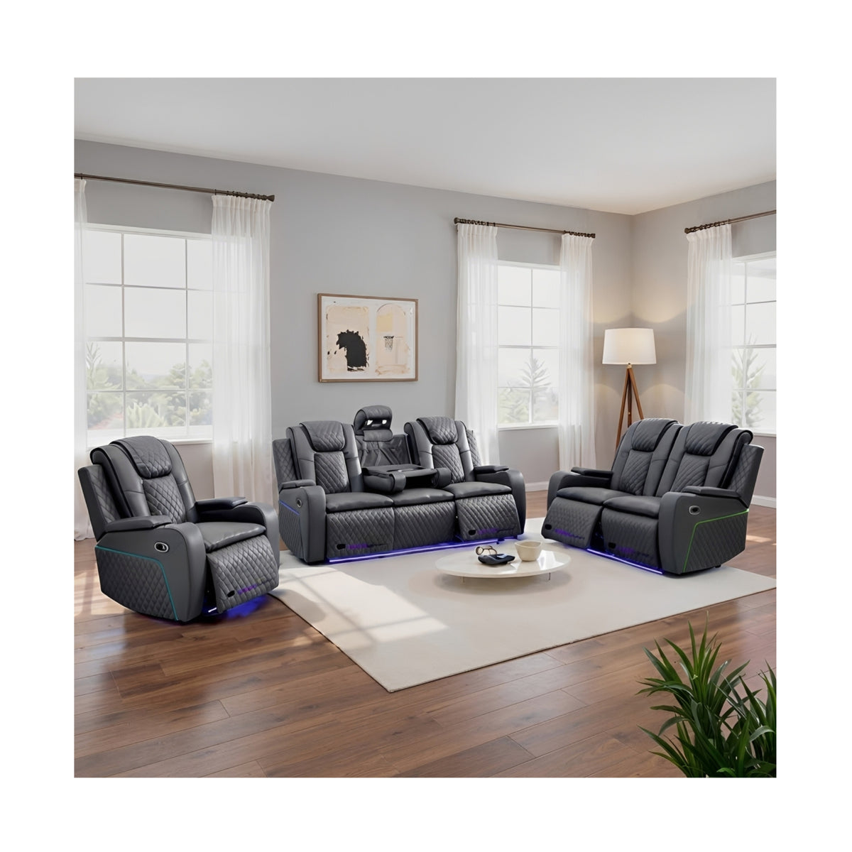 Colorado Leather Sofa 3 Seater