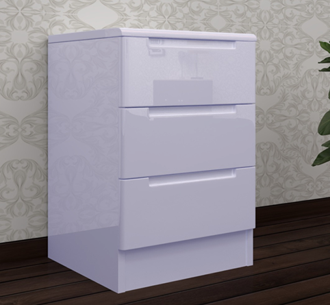 Fenlo 3 Drawer Bedside Cabinet
