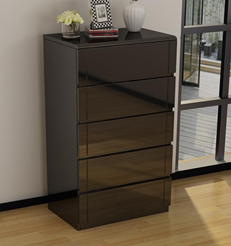 Madrid 6 Drawer Chest High Gloss