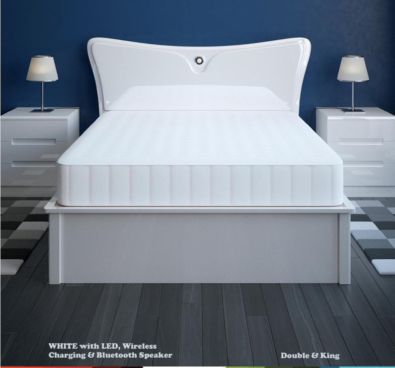 302 High Gloss Storage Bed
